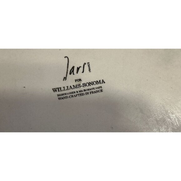 Set of 2 Jars France Williams-Sonoma Blue Crackle Glaze Ceramic Dinner Plates 11 - Picture 6 of 7